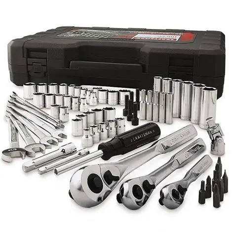 5. Craftsman Silver Finish Standard Metric Set