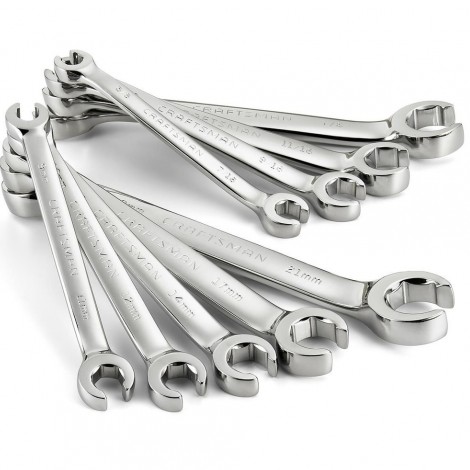 6. Craftsman Standard & Metric Flare Nut Wrench Set