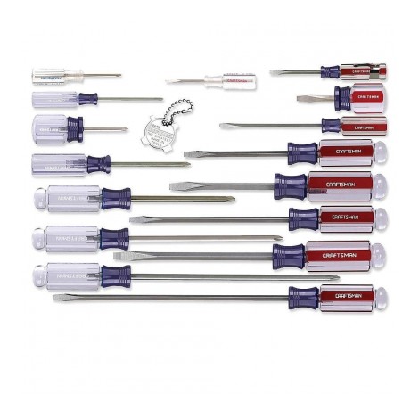 1. 17 Pc Slotted Phillips Screwdriver Set