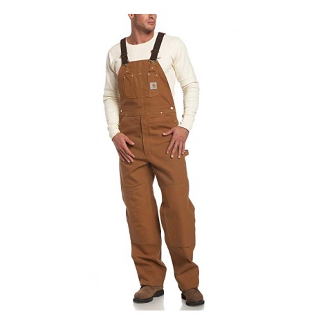 2. Carhartt Duck Bib Unlined