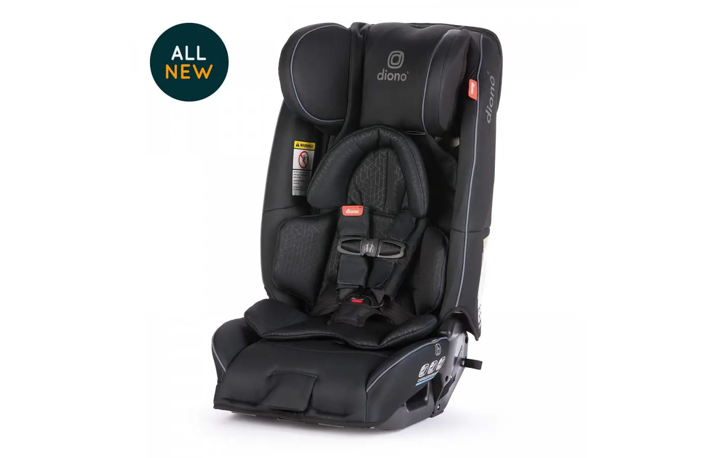 This car seat has plenty of safety features.